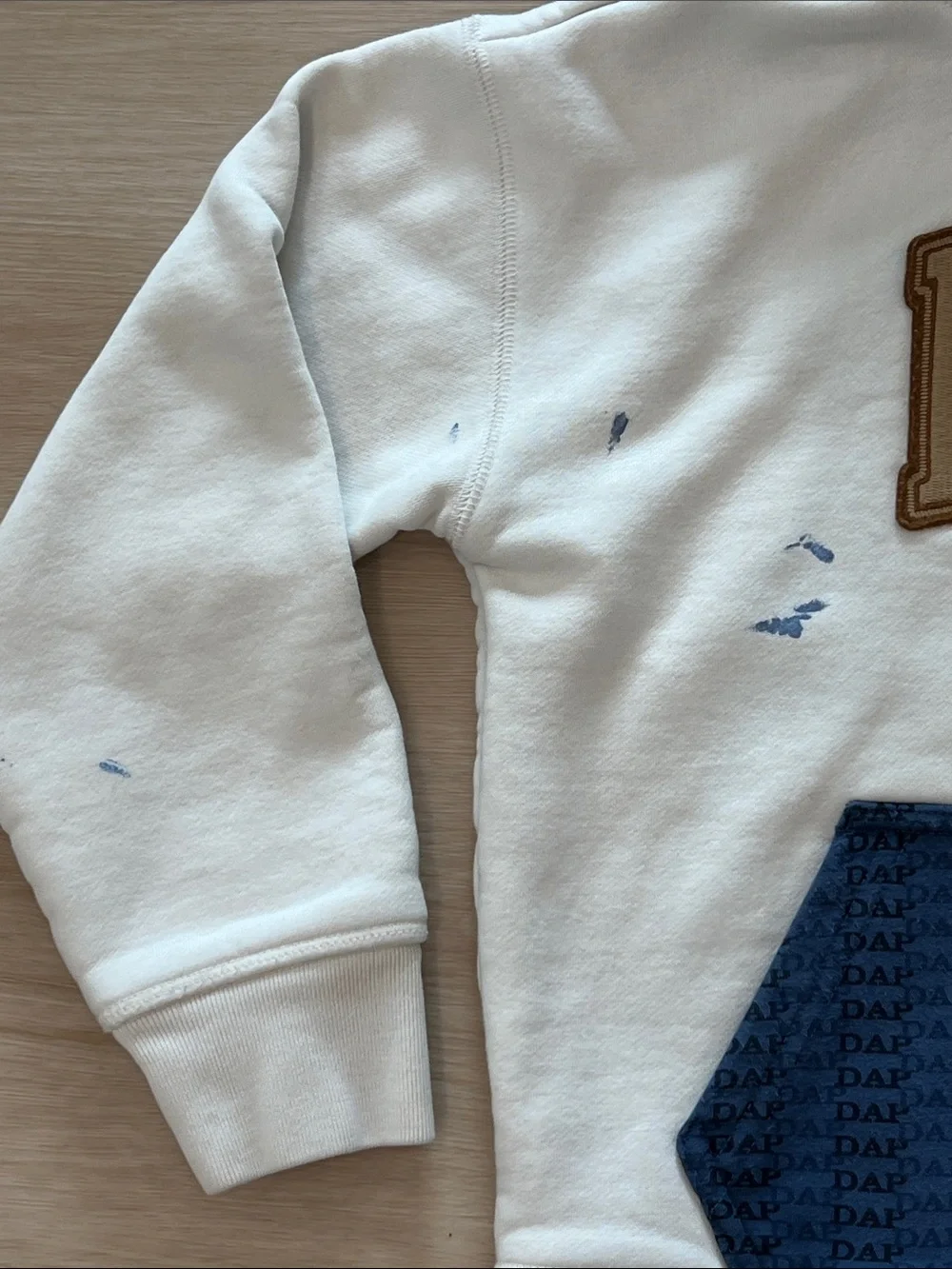 GAP White Dapper Dan Kids Colourblock Logo Hoodie